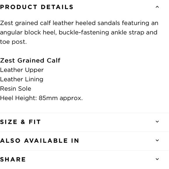 Senso leather heeled sandals, color: zest, size: 37 - Picture 10 of 10